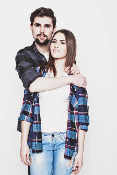 Hipster couple. — Stock Photo, Image