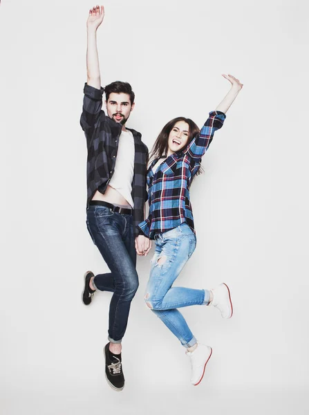 Happy loving couple — Stock Photo, Image