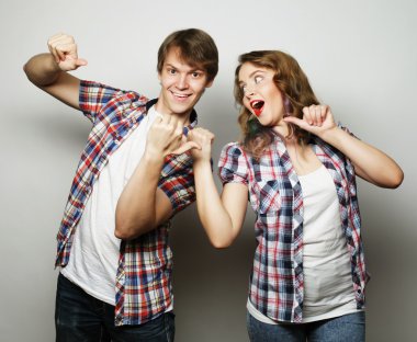 Birbirine aşık çift.