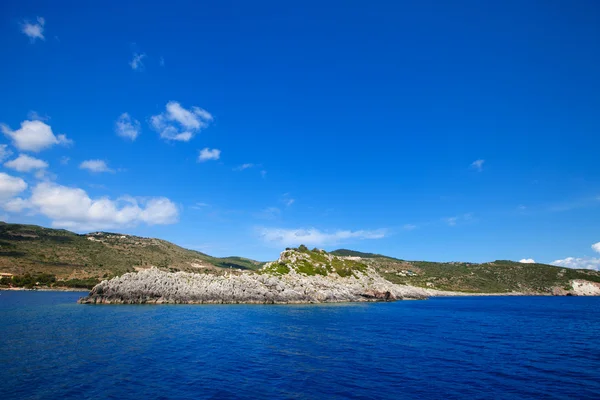 Niebieskie jaskinie na wyspie Zakynthos — Zdjęcie stockowe