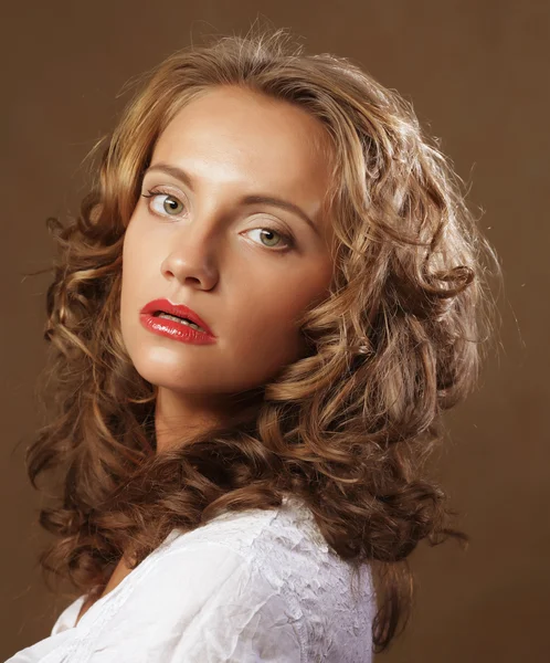 Beautiful blond woman — Stock Photo, Image