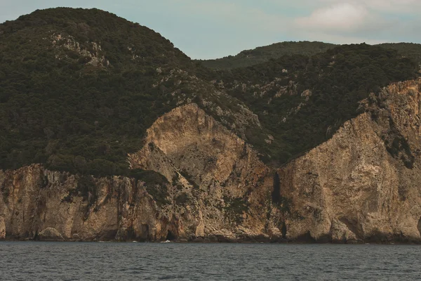 Blå grottor på ön Zakynthos - Grekland — Stockfoto