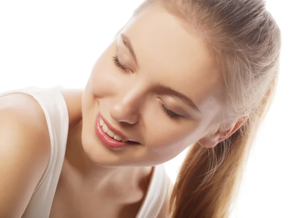 Retrato de hermosa modelo femenina — Foto de Stock