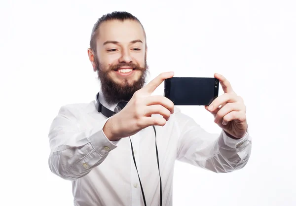 Gelukkig selfie — Stockfoto