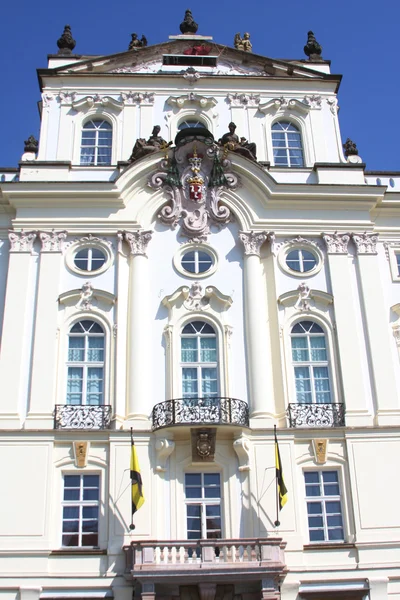 Historická budova, město náměstí Praha — Stock fotografie