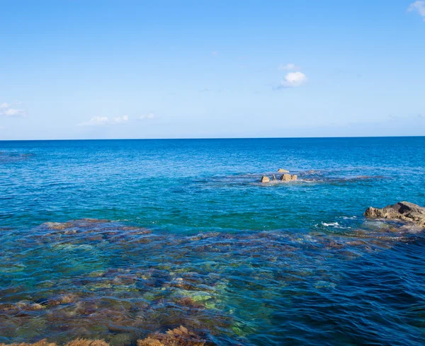 Havet stenar bakgrund — Stockfoto