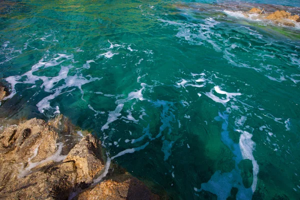 Havet stenar bakgrund — Stockfoto