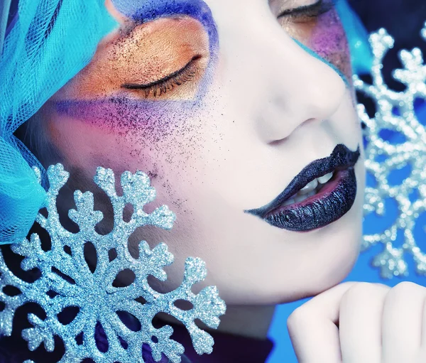Holiday Make-up.Beautiful Womans arc — Stock Fotó