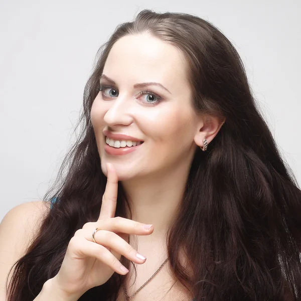 Surprised young woman — Stock Photo, Image