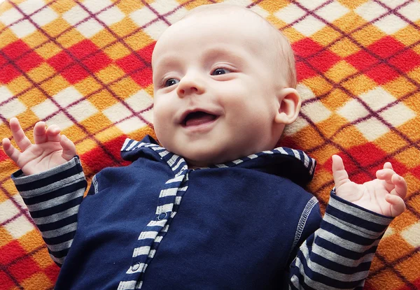Baby, happy smile, good day — Stock Photo, Image