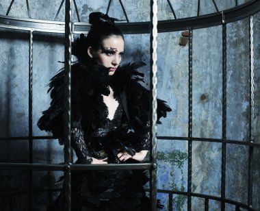 Moda modeli fantezi elbise