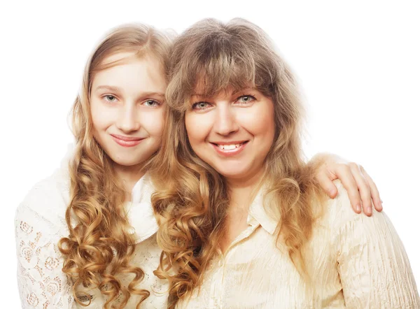 Anne ve kızı, mutlu bir aile
