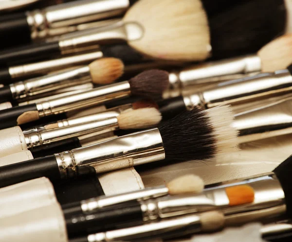 Makeup tools in their holder — Stock Photo, Image