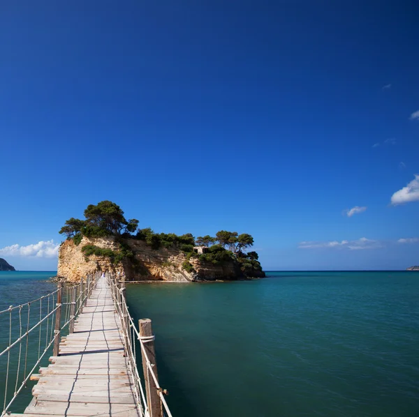 Zakynthos, en bro till ön — Stockfoto