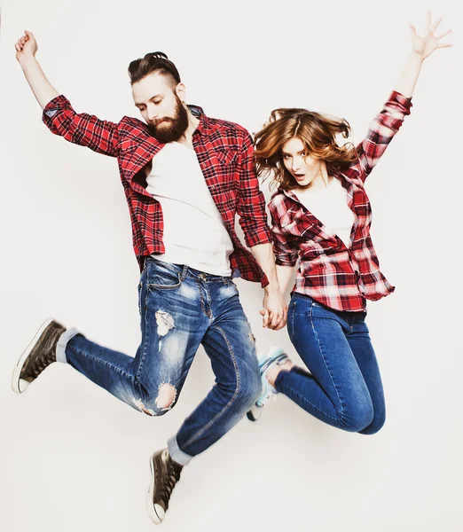 Happy loving couple — Stock Photo, Image