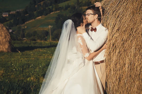 Casamento bonito nas montanhas , — Fotografia de Stock