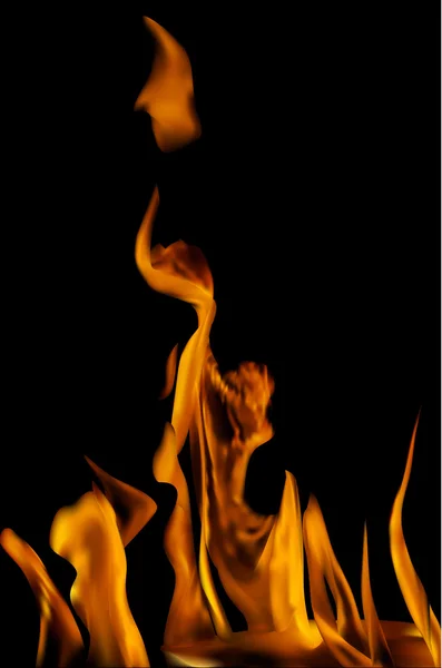 Помаранчевий вогню — стоковий вектор