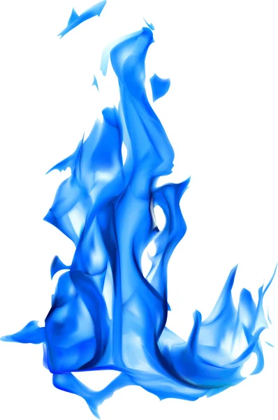 Blue flame — Stock Vector