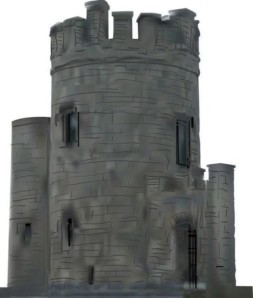 Серая башня — стоковый вектор