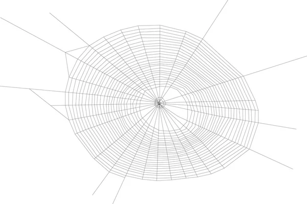 Toile d'araignée — Image vectorielle