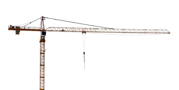 Yellow hoisting crane — Stock Photo, Image