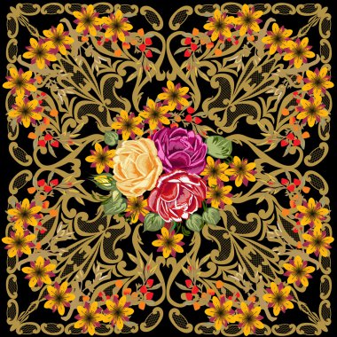 Meydanı gül ile dekore edilmiştir.