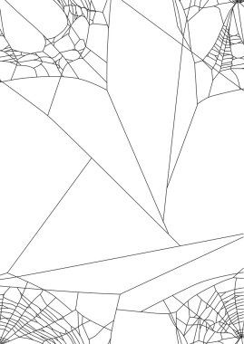 siyah örümcek ağları