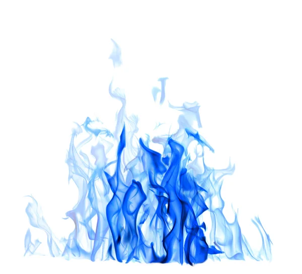 明亮的蓝色火焰 — 图库照片
