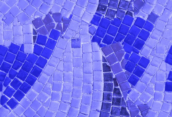 Blue color mosaic — Stock Photo, Image