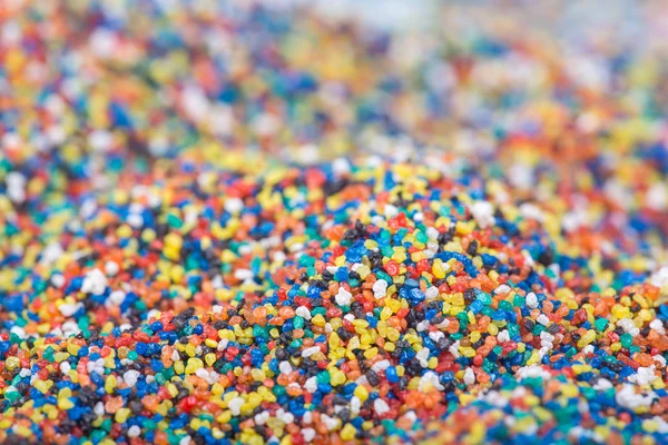 Areia decorativa multicolorida — Fotografia de Stock