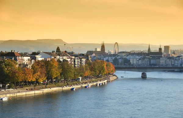 Panoráma, Basel, Svájc — Stock Fotó