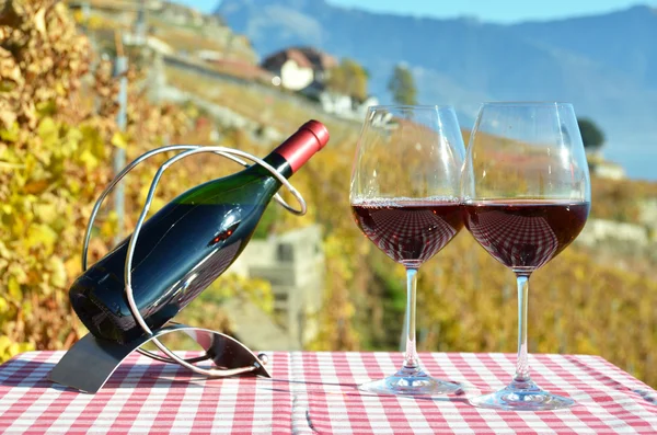 Wine of Lavaux on table — Stock Photo, Image