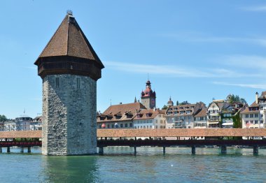 Lucerne güzel güneşli bir günde