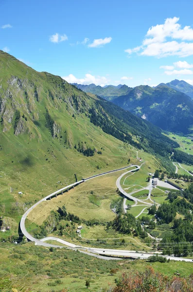 Готардський прохід і Airolo — стокове фото