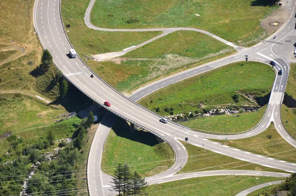 Gotthard pass, Schweiz — Stockfoto