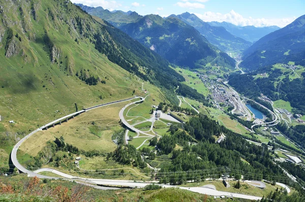 Gotthard pass, Schweiz — Stockfoto