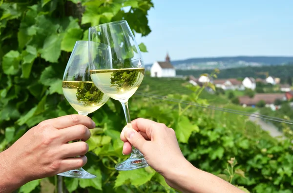 Par de gafas de vino — Foto de Stock