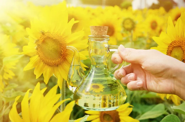 Bottle of oil — Stock Photo, Image