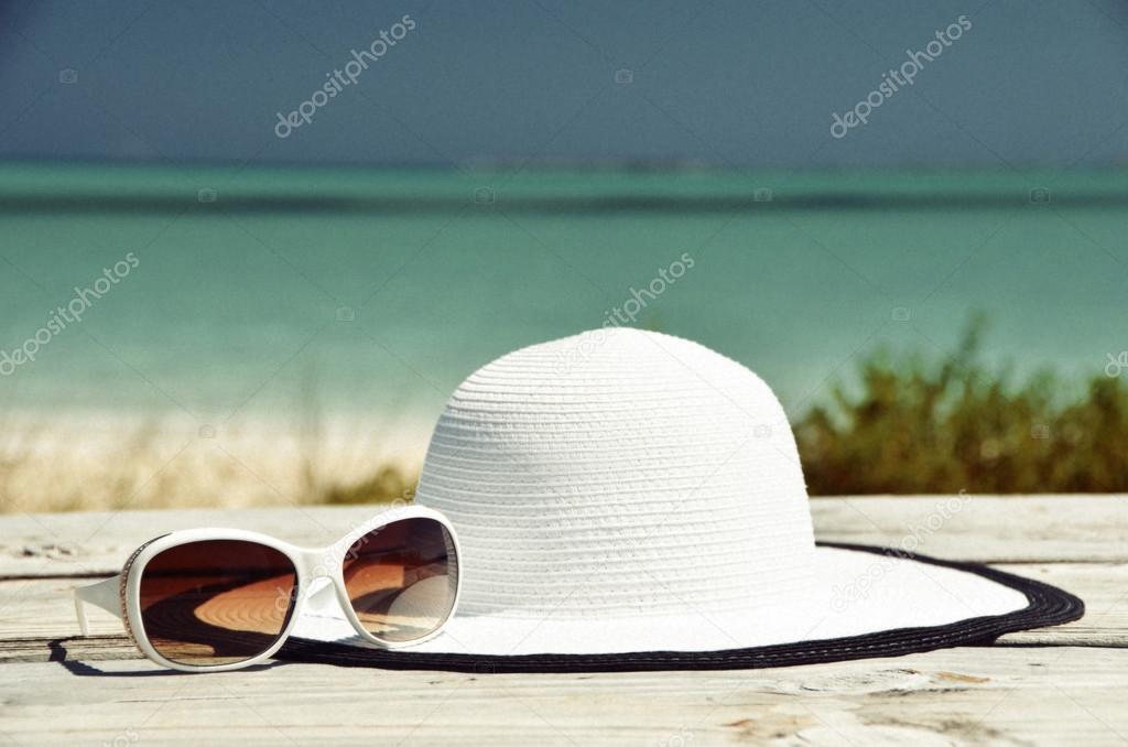 Hat and sunglasses