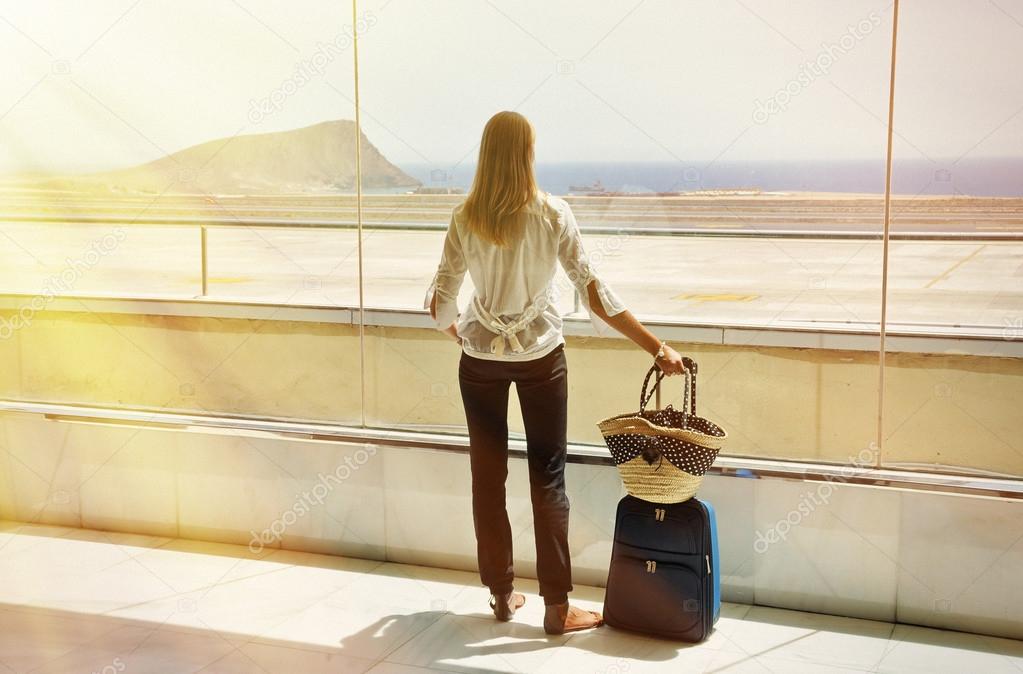 Girl at the airport