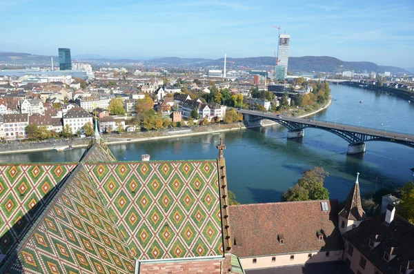 Basel stad in Zwitserland — Stockfoto