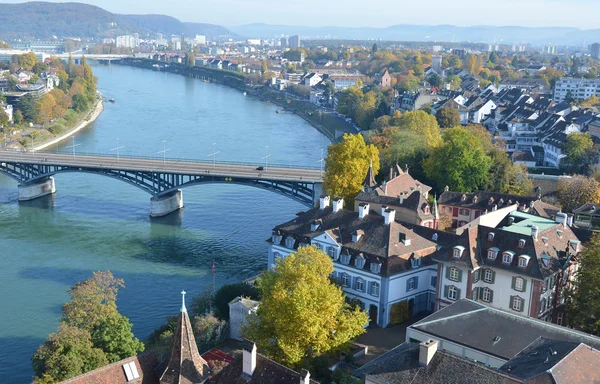 Basel stad i Schweiz — Stockfoto