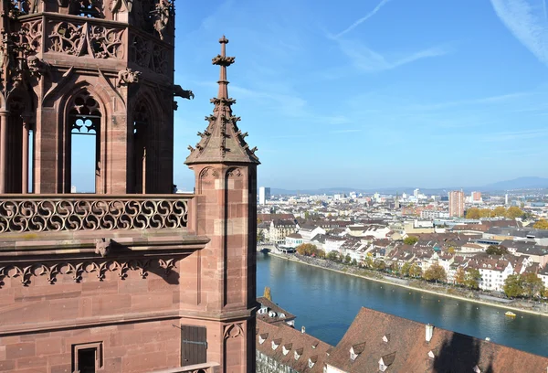 Basel from top — Stock Photo, Image