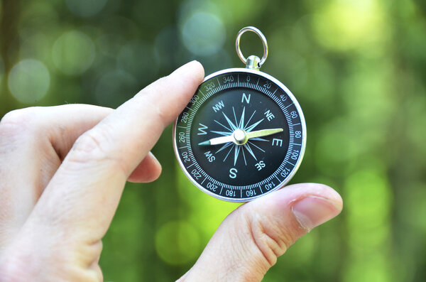 Человек с компасом
