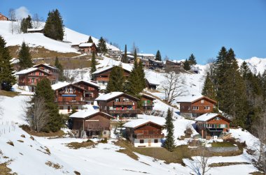 Bahar braunwald, ünlü İsviçreli Kayak resort 