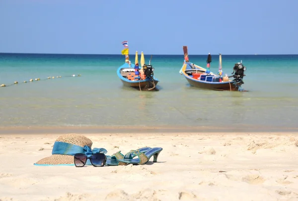 Straw hat on Phuket island — Stock Photo, Image