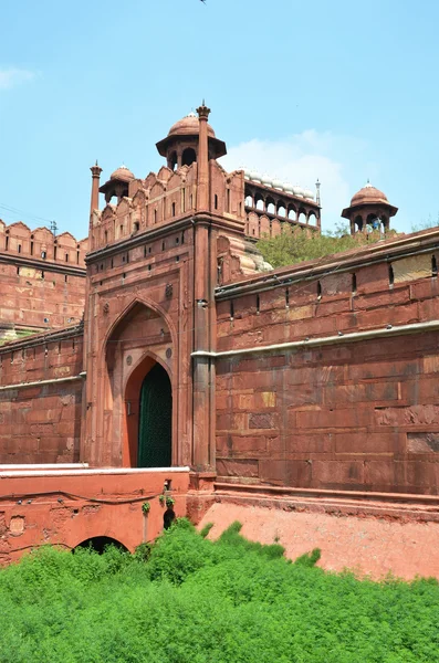 Rode fort in delhi, india — Stockfoto