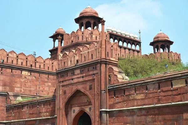 Rotes fort in delhi, indien — Stockfoto