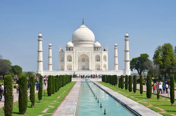 Taj Mahal antigo em Agra — Fotografia de Stock