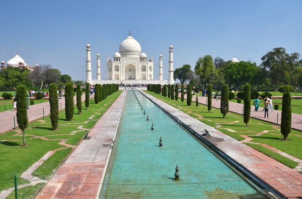 Taj Mahal antigo em Agra — Fotografia de Stock